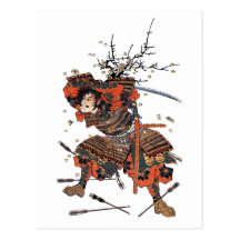 Samurai Post Card