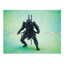 samurai postcards