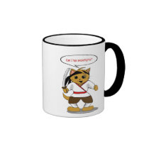 Samurai Security Cat Mug mugs