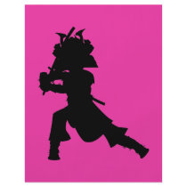 Samurai Silhouette Hot Pink Flyer
