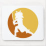 Samurai Silhouette Mousepad