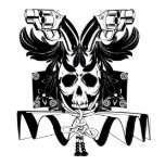 samurai skull fashion T-shirt samurai skull fashion T-shirt