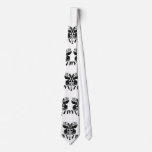 samurai skull pattern tie samurai skull pattern tie