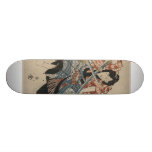 Samurai Sword Fight circa 1825 Custom Skateboard