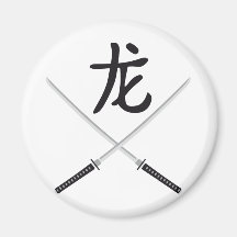 samurai sword fridge magnets