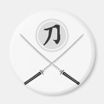 samurai sword magnet