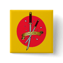 Samurai Sword Tattoo buttons