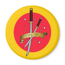 Samurai Sword Tattoo magnets
