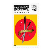 Samurai Sword Tattoo postage
