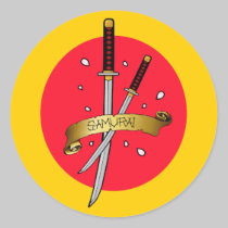Samurai Sword Tattoo stickers