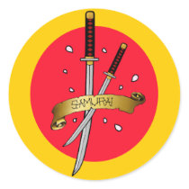Samurai Sword Tattoo stickers