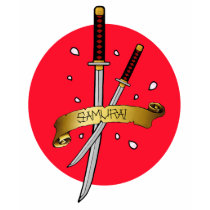 Samurai Sword Tattoo t-shirts