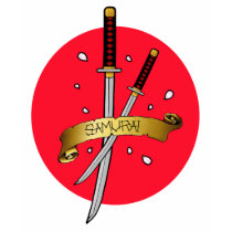 Samurai Sword Tattoo t-shirts