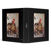 Samurai underwater fight, circa 1800's vinyl binders