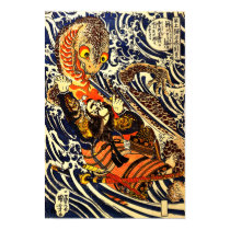 Samurai Warrior Fighting Giant Salamander posters by BodyEnglish Samurai Warrior Fighting Giant Salamander posters
