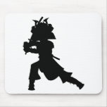 Samurai Warrior Silhouette Mousepad