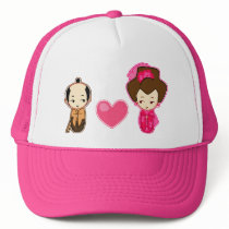 Samurai's heart hats
