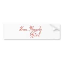 San Angelo Girl tee shirts Bumper Sticker