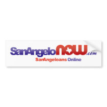 San Angelo NOW bumper stickers by SanAngeloNOW San Angelo NOW bumper stickers