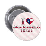 San Angelo, Texas Pinback Button