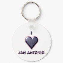 San Antonio -- Blue with glow keychains by CulturalPerspective5 San Antonio -- Blue with glow keychains