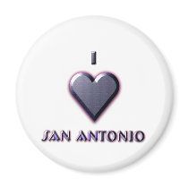 San Antonio -- Blue with glow magnets