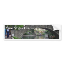San Antonio Bridges Riverwalk Bumper Sticker