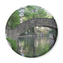 San Antonio Bridges Riverwalk Magnets