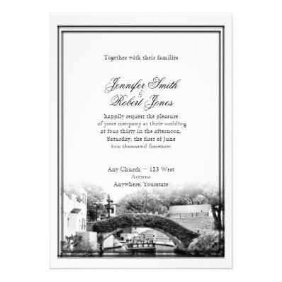 San Antonio Destination Wedding Invitation
