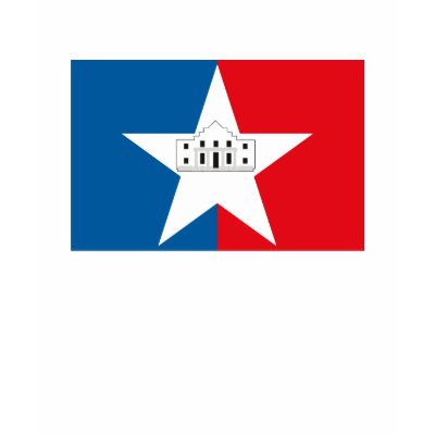 San Antonio Flag T-shirt by FlagTshirts