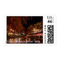 San Antonio River Walk Postage Stamp