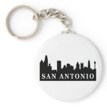 San Antonio Skyline Key Chain