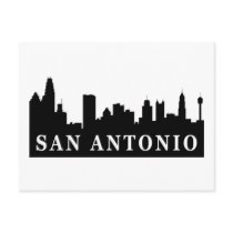 San Antonio Skyline Postcard