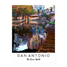 San Antonio, Texas: River Walk Art Print print