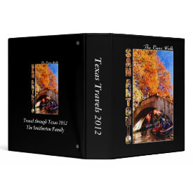 San Antonio River Walk Binder