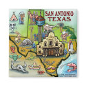 San Antonio TX magnets by FunGraphix San Antonio TX magnets
