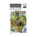 San Antonio TX postage by FunGraphix San Antonio TX postage