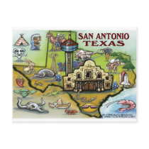 San Antonio TX postcards by FunGraphix San Antonio TX postcards