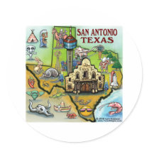 San Antonio TX stickers