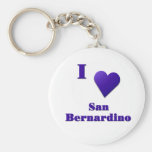 San Bernardino -- Midnight Blue Keychain