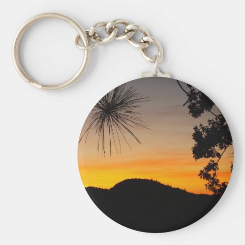 San Bernardino Mountains Sunset Key Chain
