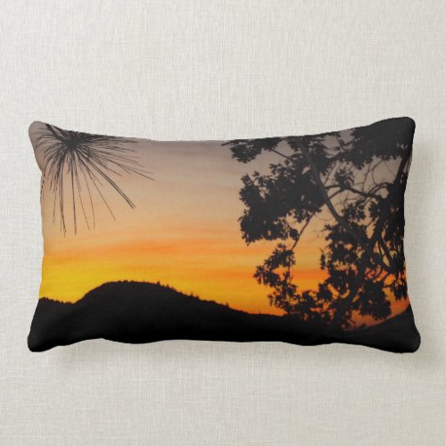 San Bernardino Mountains Sunset Pillow