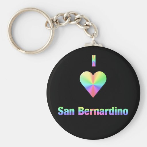 San Bernardino -- Pastels Key Chain
