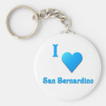 San Bernardino -- Sky Blue Key Chain