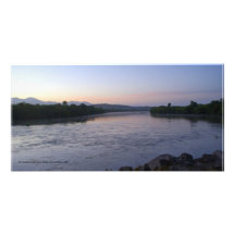 San Blas River at Dawn, Mexico Photo Greeting Card