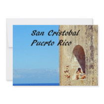 San Cristobal Puerto Rico Personalized Invite