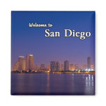 San Diego At Night Fridge Magnet