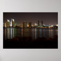San Diego at Night Posters