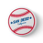 San Diego Baseball Button