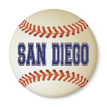 SAN DIEGO BASEBALL FRIDGE MAGNET